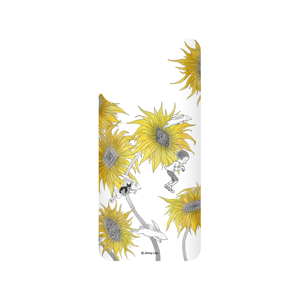 RHINOSHIELD X Jimmy SolidSuit Redmi Note 10S Case - Year of the Rabbit Series - Chasing in the sunflowers field