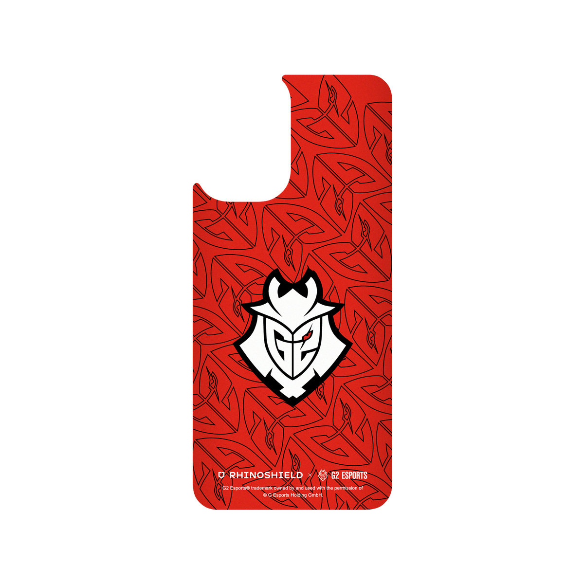 RhinoShield X G2 Esports SolidSuit Redmi Note 10 (4G) Case - G2 - Red Pattern