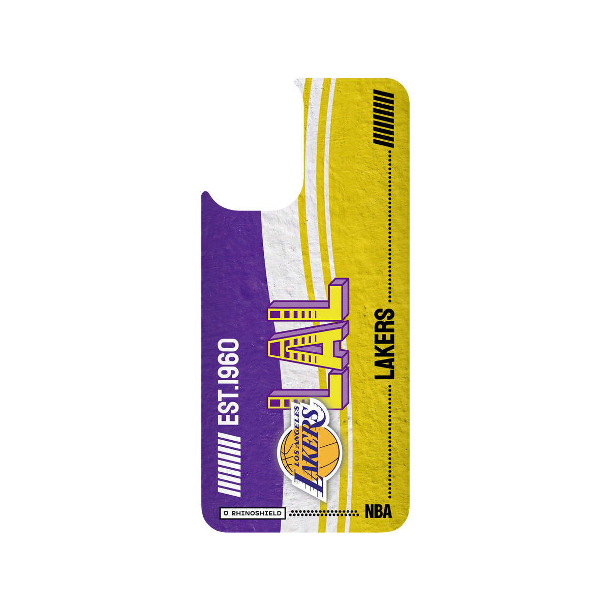 紅米 Note 10 (4G) 犀牛盾SolidSuit聯名設計款防摔背蓋手機殼 NBA - 復古球員卡-洛杉磯湖人 L.A. Lakers - Vintage Card
