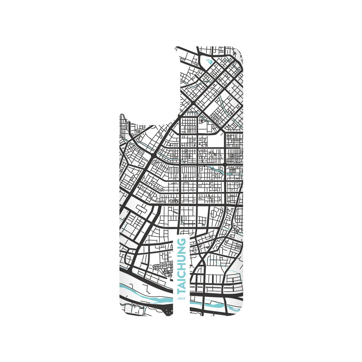 紅米 Note 10S 犀牛盾SolidSuit聯名設計款防摔背蓋手機殼 JOCR - Taichung (Black Logo)