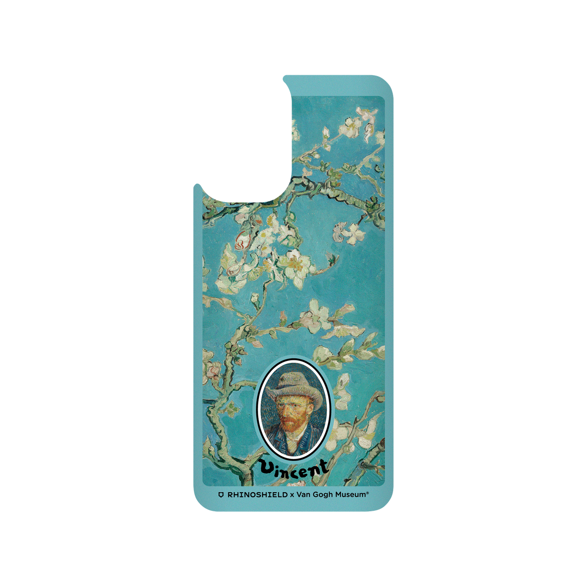 RhinoShield X Van Gogh Museum SolidSuit Redmi Note 10 (4G) Case - Almond Blossom - Frame