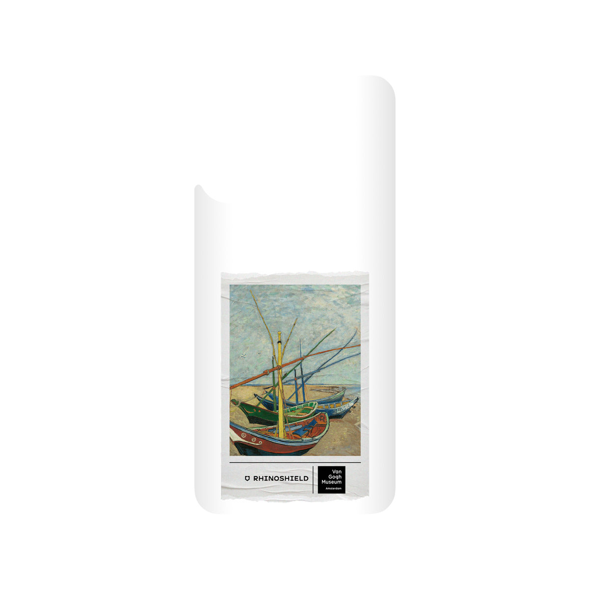RHINOSHIELD X Van Gogh Museum  SolidSuit Redmi Note 10 (4G) Case - Fishing Boats on the Beach - Ticket