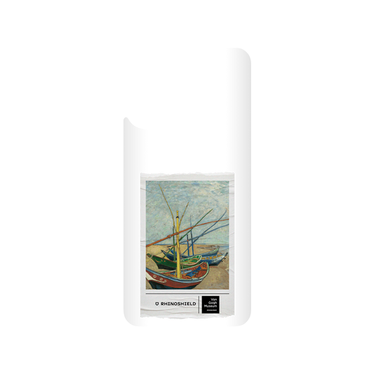 RHINOSHIELD X Van Gogh Museum  SolidSuit Redmi Note 10 (4G) Case - Fishing Boats on the Beach - Ticket