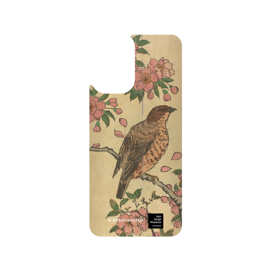RHINOSHIELD X Van Gogh Museum  SolidSuit Redmi Note 10 (4G) Case - Cherry Blossoms and Shrike - Utagawa Hiroshige III