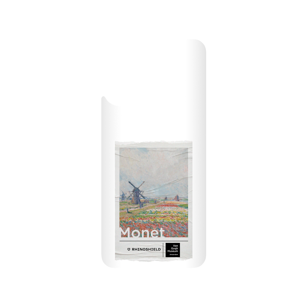 RHINOSHIELD X Van Gogh Museum  SolidSuit Redmi Note 10S Case - Tulip Fields and Windmills - Claude Monet