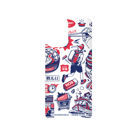 RhinoShield X Paiheme Studio SolidSuit Redmi Note 10 (4G) Case - Oishi Tattoos Mix