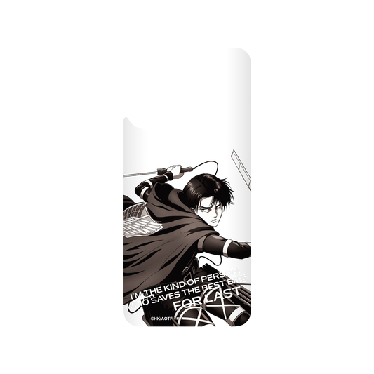 RhinoShield X Attack on Titan SolidSuit Redmi Note 10 (4G) Case - Levi - Black and White