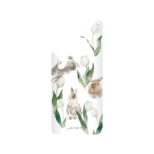 RHINOSHIELD X Liang Feng SolidSuit Redmi Note 10 Pro 4G (Global) Case - Rabbits and tulips