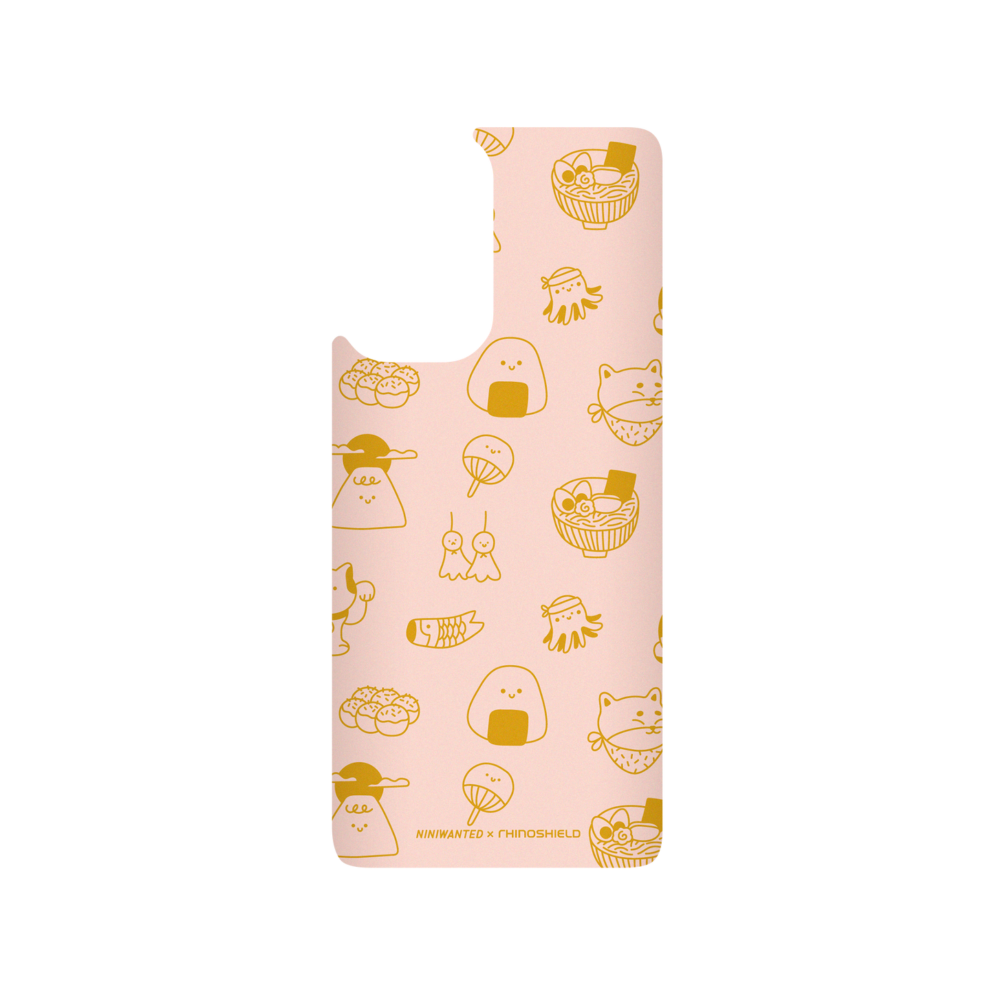 RHINOSHIELD X NINIWANTED SolidSuit Redmi Note 10 Pro 4G (Global) Case - Japanese pattern - Pink