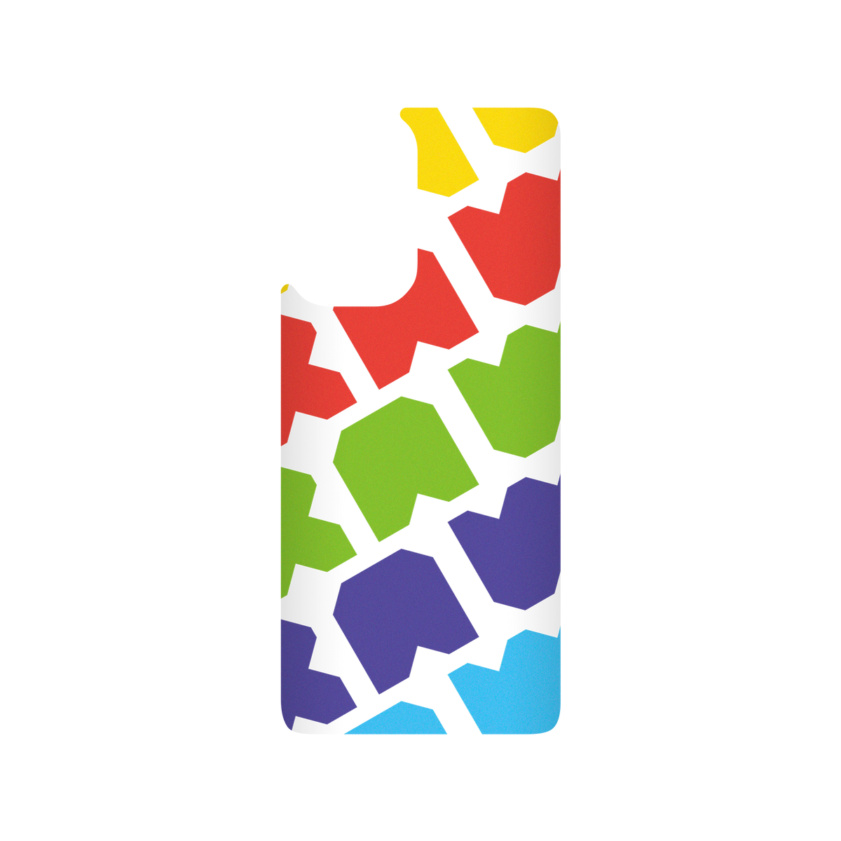 RhinoShield X JOCR SolidSuit Redmi Note 10 Pro 4G (Global) Case - Raw Rainbow Pattern Big