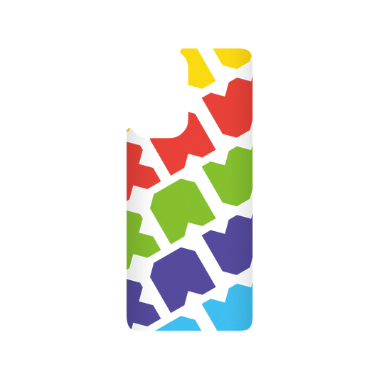 RhinoShield X JOCR SolidSuit Redmi Note 10 Pro 4G (Global) Case - Raw Rainbow Pattern Big