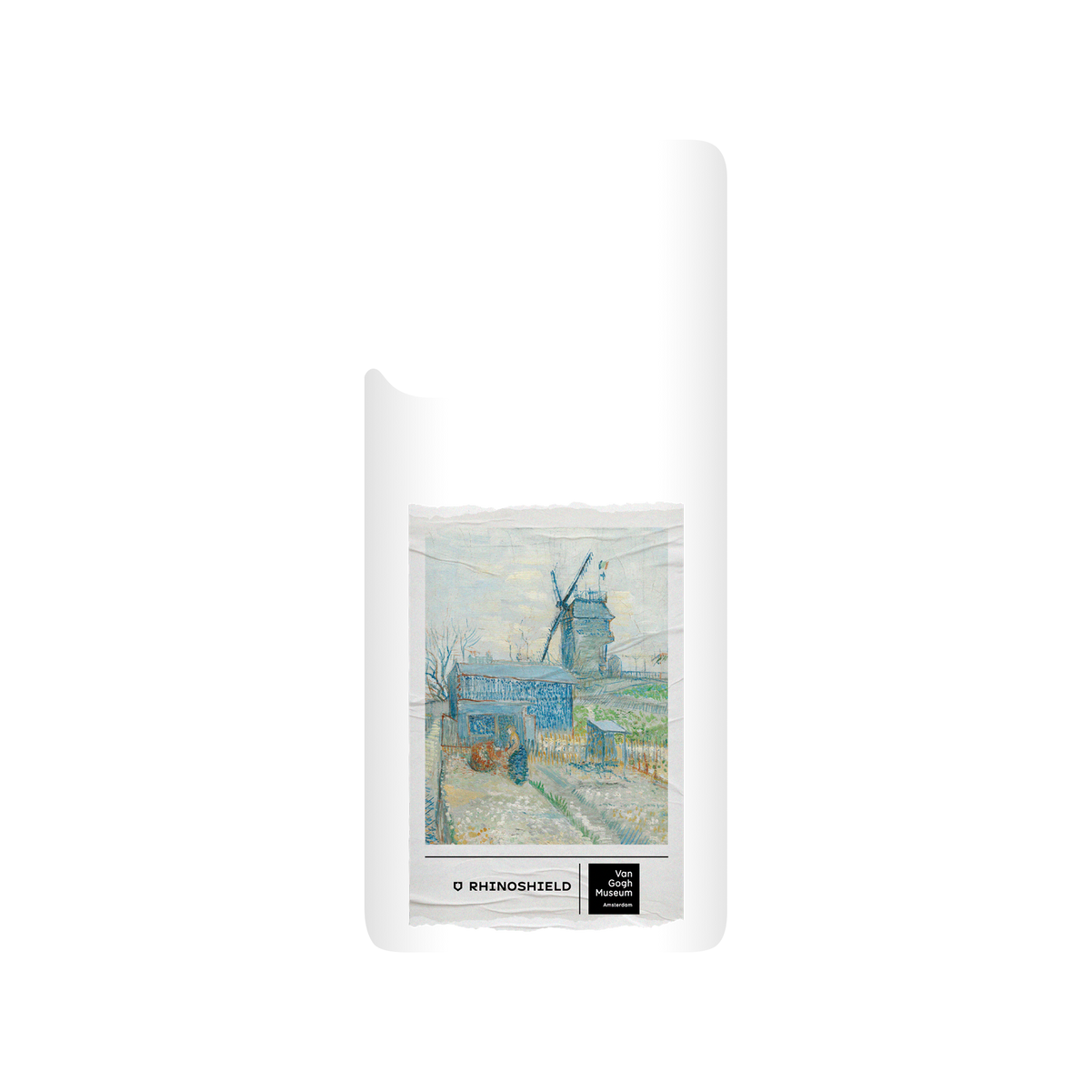 RHINOSHIELD X Van Gogh Museum  SolidSuit Redmi Note 10 Pro 4G (Global) Case - Montmartre: Windmills and Allotments - Ticket