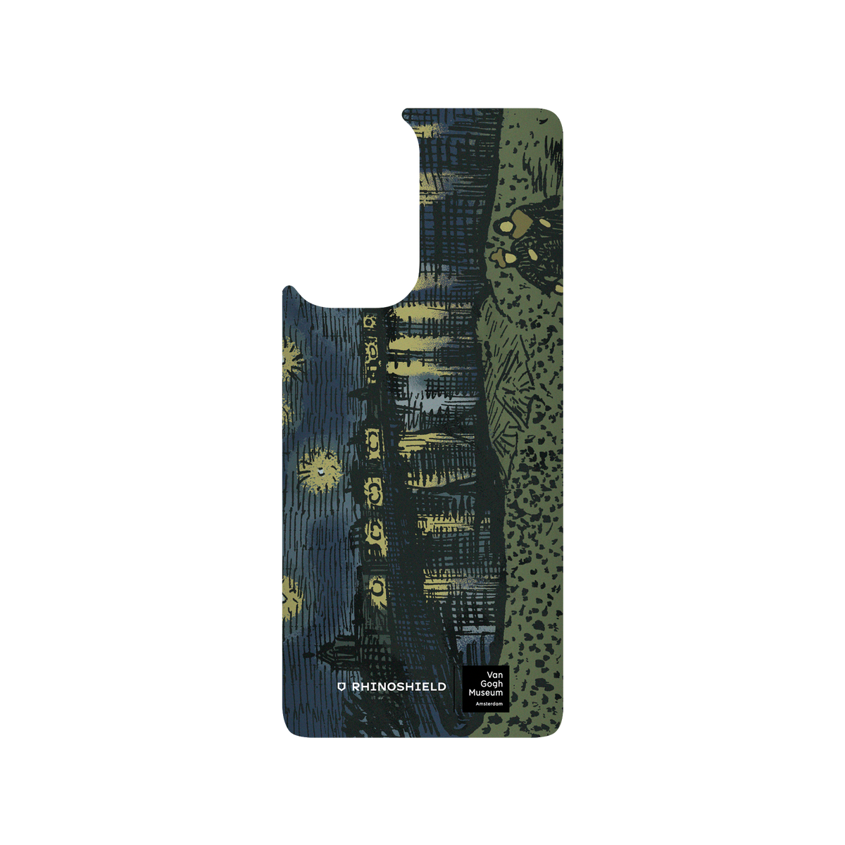 RHINOSHIELD X Van Gogh Museum  SolidSuit Redmi Note 10 Pro 4G (Global) Case - Sketch of Starry Night Over the Rhône - Recolored by RHINOSHIELD