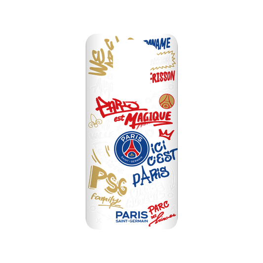 RhinoShield X PSG SolidSuit Redmi Note 9 (4G Global) Case - Paris Saint-Germain - Graffiti