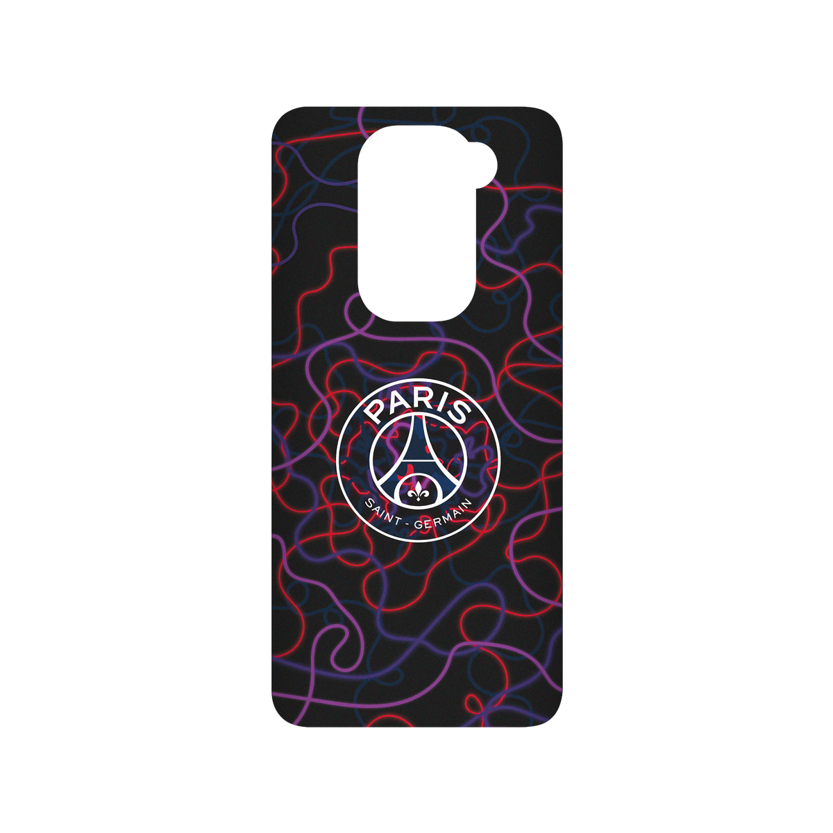 RHINOSHIELD X PSG SolidSuit Redmi Note 9 (4G Global) Case - Paris Saint-Germain Neon Logo