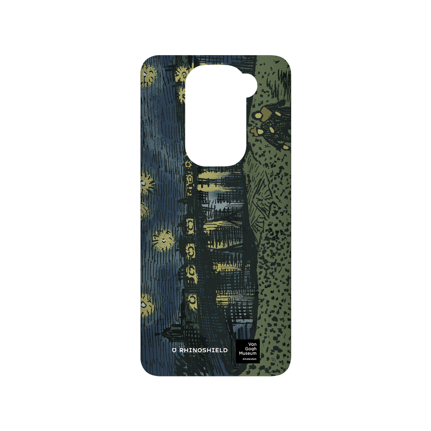 RHINOSHIELD X Van Gogh Museum  SolidSuit Redmi Note 9 (4G Global) Case - Sketch of Starry Night Over the Rhône - Recolored by RHINOSHIELD