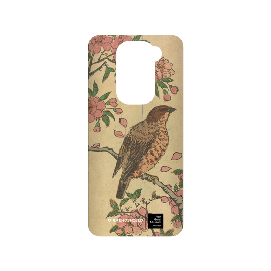 RHINOSHIELD X Van Gogh Museum  SolidSuit Redmi Note 9 (4G Global) Case - Cherry Blossoms and Shrike - Utagawa Hiroshige III