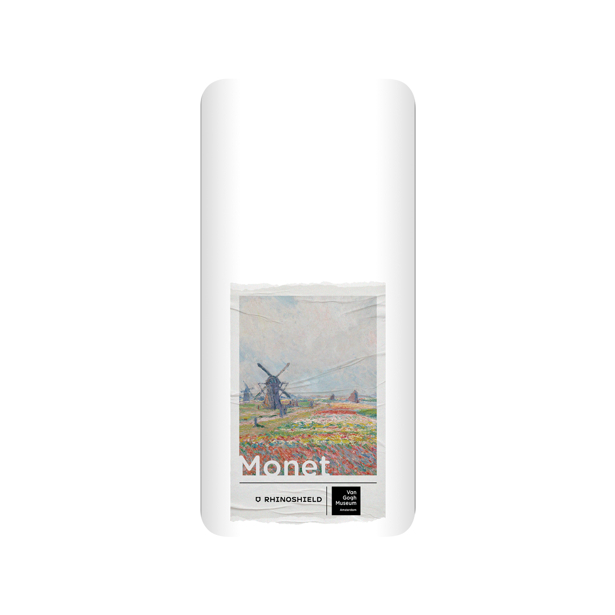 RHINOSHIELD X Van Gogh Museum  SolidSuit Redmi Note 9 (4G Global) Case - Tulip Fields and Windmills - Claude Monet