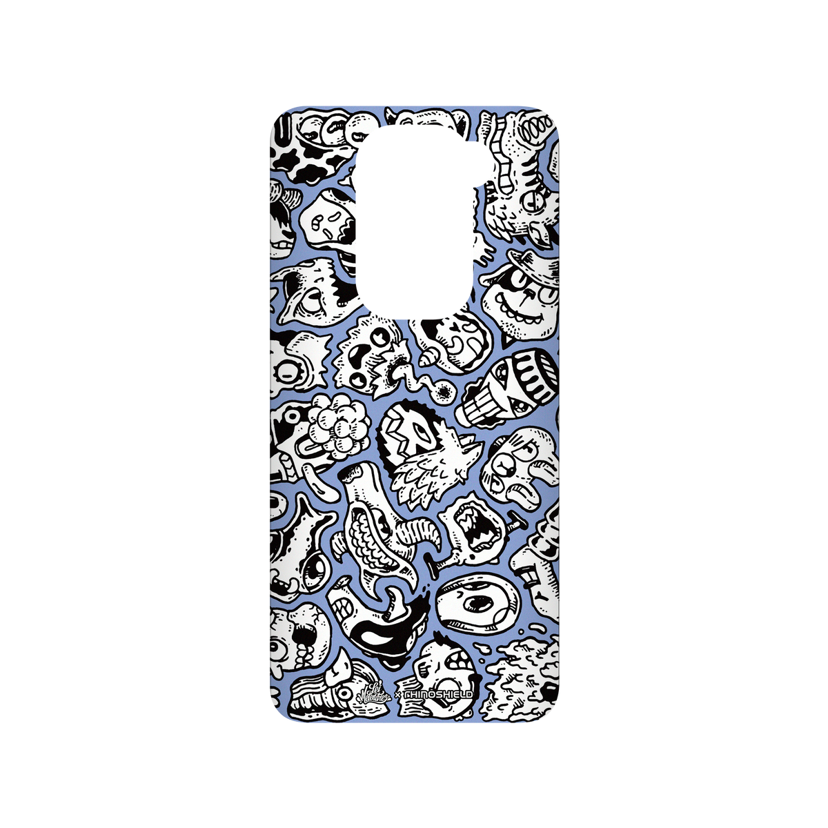 RhinoShield X Lei Melendres SolidSuit Redmi Note 9 (4G Global) Case - Puzzle Heads Blue 2 Heads 03.2