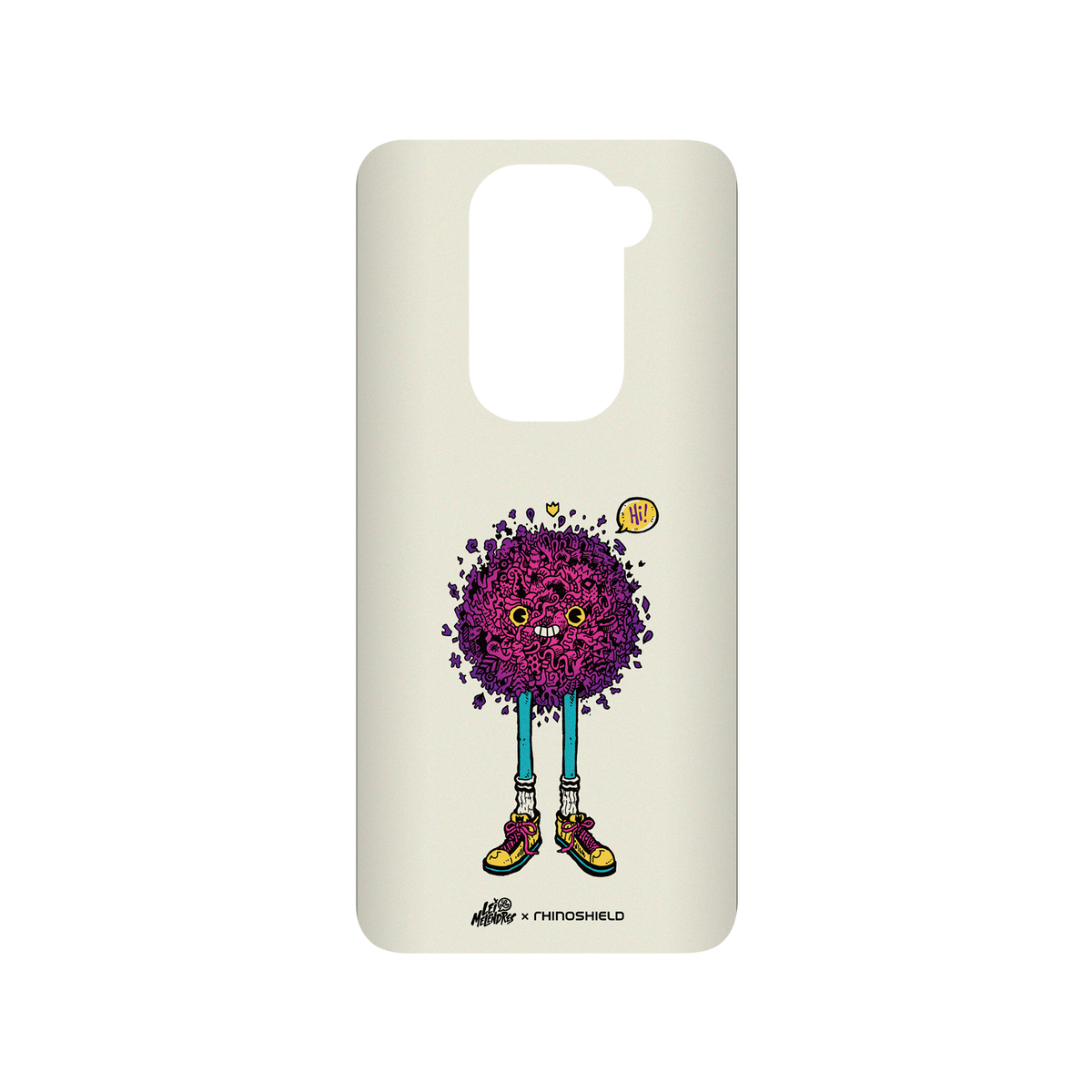 RhinoShield X Lei Melendres SolidSuit Redmi Note 9 (4G Global) Case - Fuzzy Head