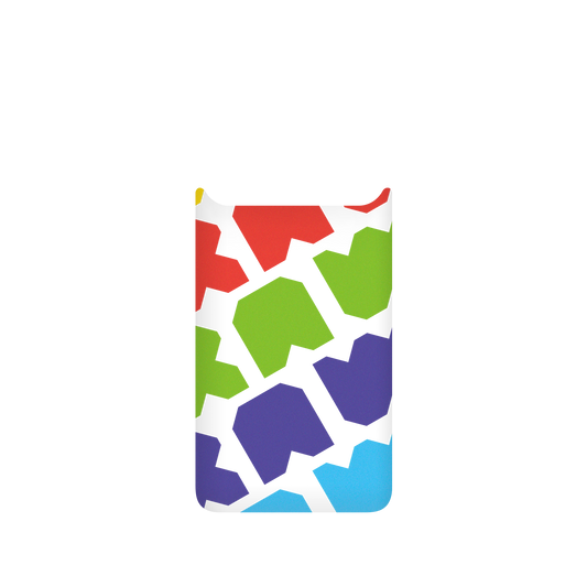RhinoShield X JOCR SolidSuit Xiaomi Mi 11 Ultra Case - Raw Rainbow Pattern Big
