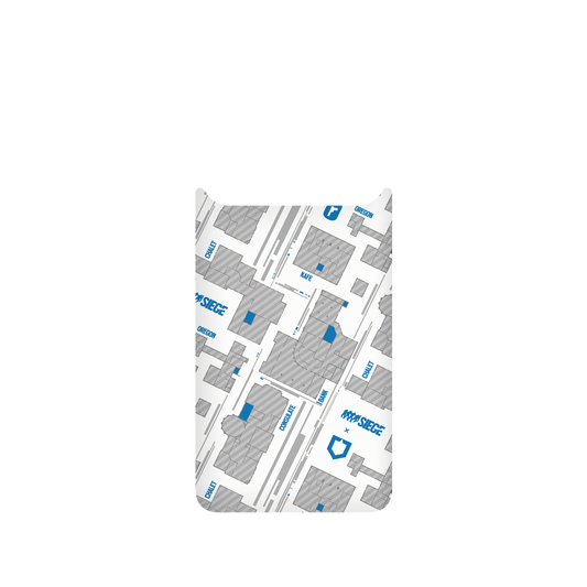 RhinoShield X 6: Siege SolidSuit Xiaomi Mi 11 Ultra Case - Map - Blue