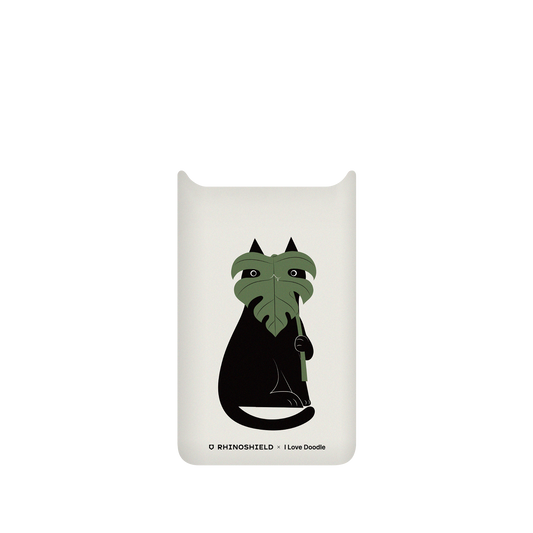 RhinoShield X I Love Doodle SolidSuit Xiaomi Mi 11 Ultra Case - Cat and Plant - Monstera