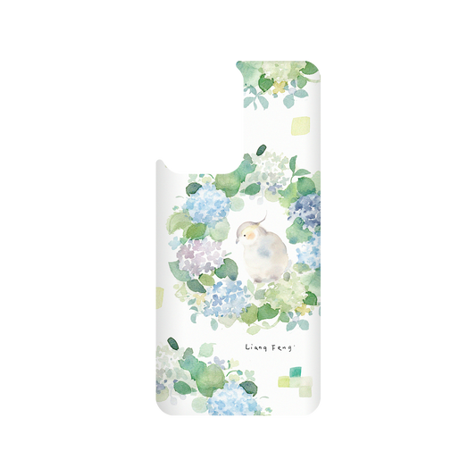 RhinoShield X Liang Feng SolidSuit Xiaomi 11T Pro Case - Hydrangeas