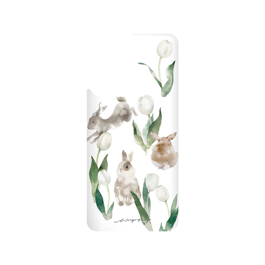 RHINOSHIELD X Liang Feng SolidSuit Xiaomi 11T Case - Rabbits and tulips