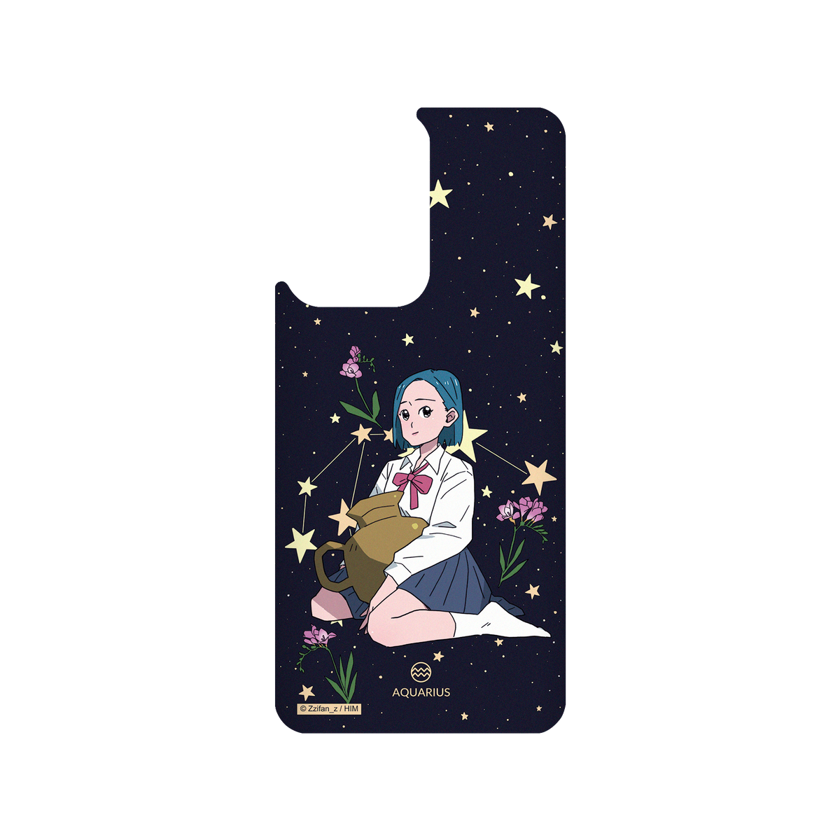 Xiaomi 11T Pro 犀牛盾SolidSuit聯名設計款防摔背蓋手機殼 Zzifan_z - 水瓶座女孩
