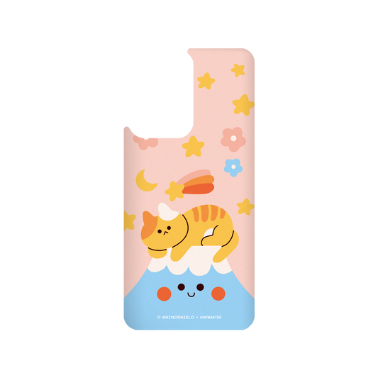 RHINOSHIELD X NINIWANTED SolidSuit Xiaomi 11T Case - Cat on Mount Fuji