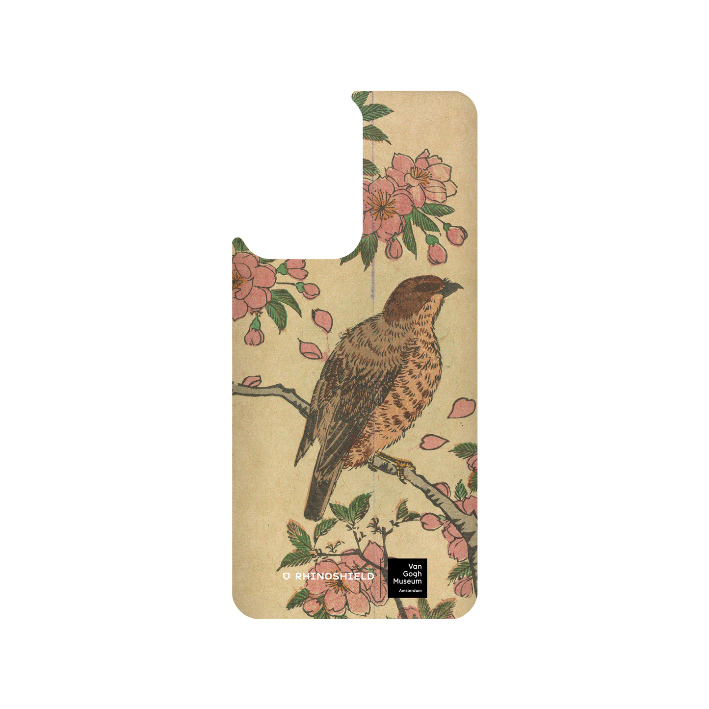 RHINOSHIELD X Van Gogh Museum  SolidSuit Xiaomi 11T Pro Case - Cherry Blossoms and Shrike - Utagawa Hiroshige III