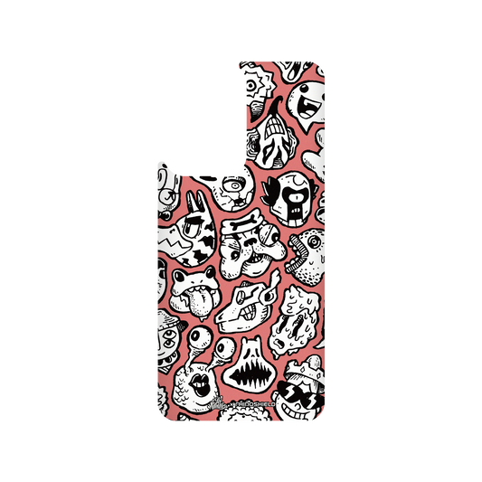 RhinoShield X Lei Melendres SolidSuit Xiaomi 11T Case - Puzzle Heads Red Heads 04.1