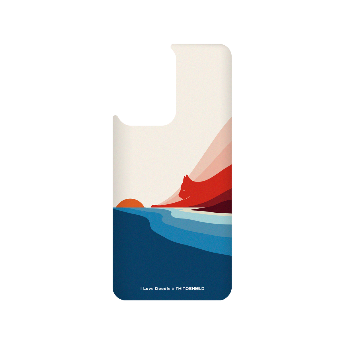 RhinoShield X I Love Doodle SolidSuit Xiaomi 11T Case - Cat Landscape - First Dawn