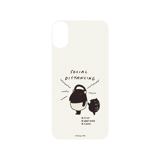 RHINOSHIELD X LAIMO SolidSuit iPhone X Case - SOCIAL DISTANCING