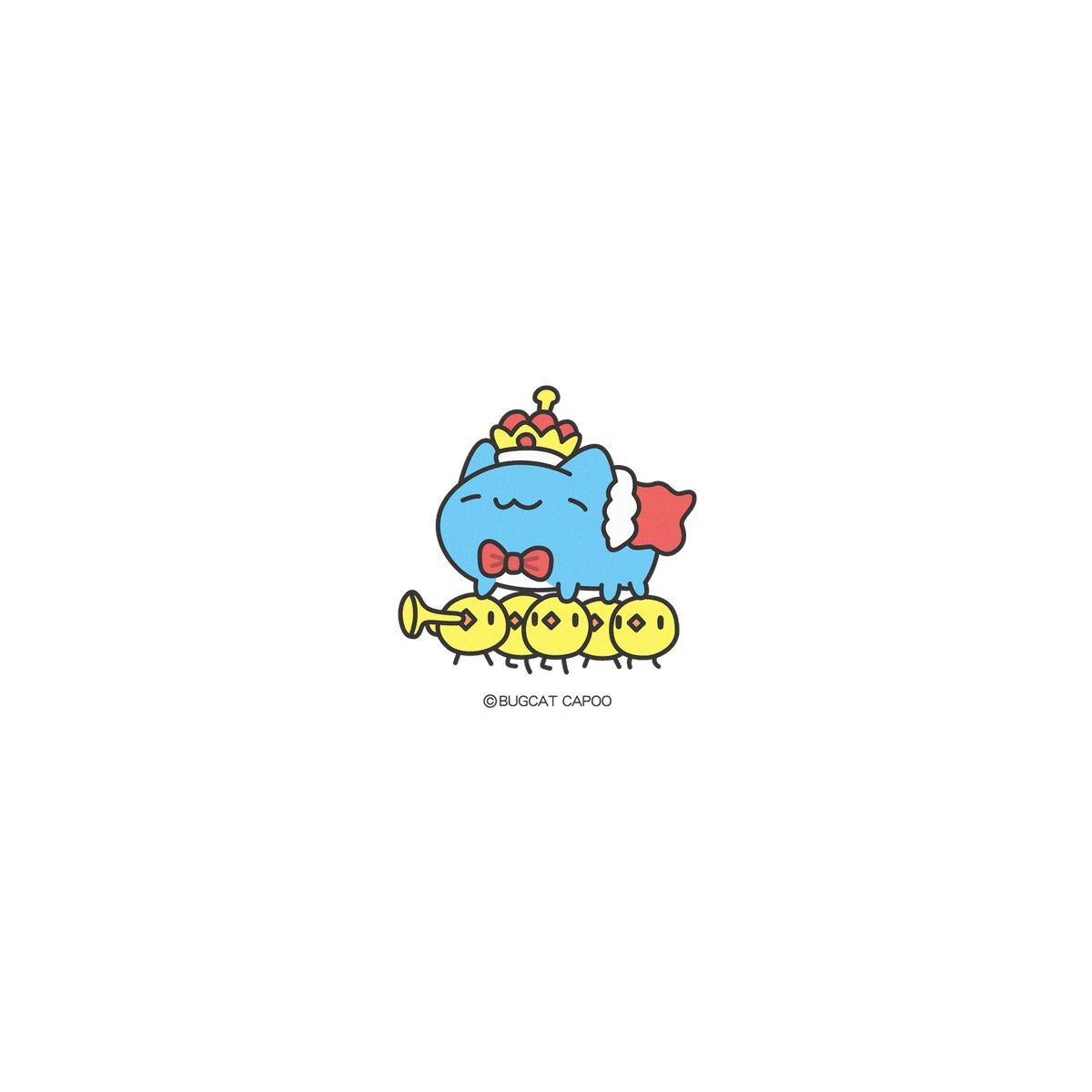 RhinoShield X BUGCAT CAPOO SolidSuit iPhone XS Case - King Capoo