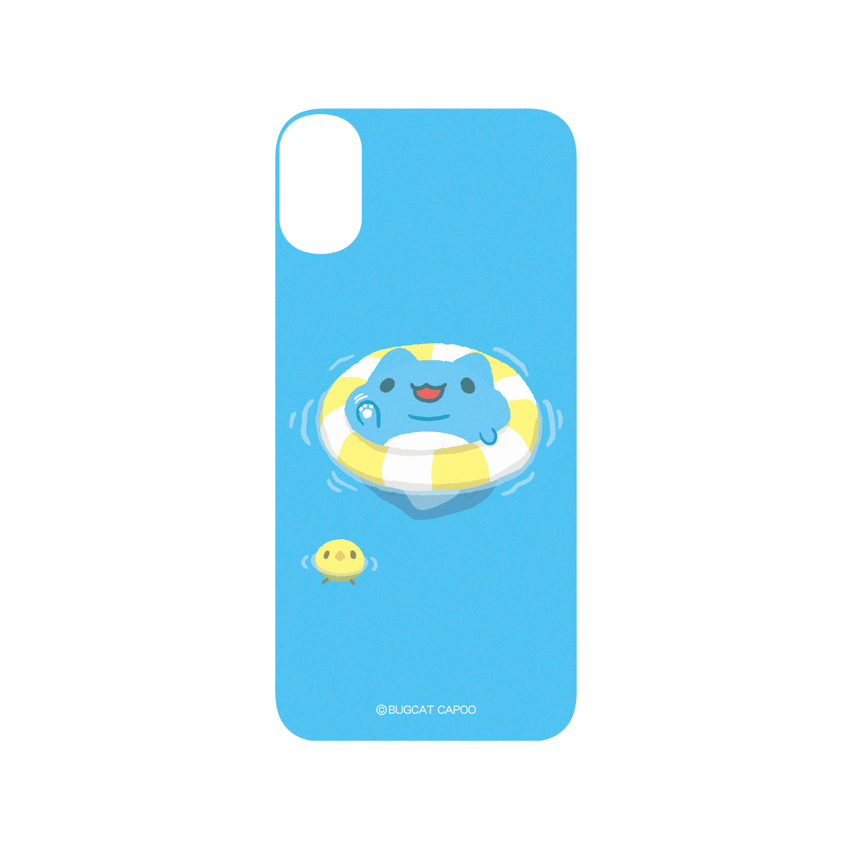 RhinoShield X BUGCAT CAPOO SolidSuit iPhone XS Case - Fun of Swimming