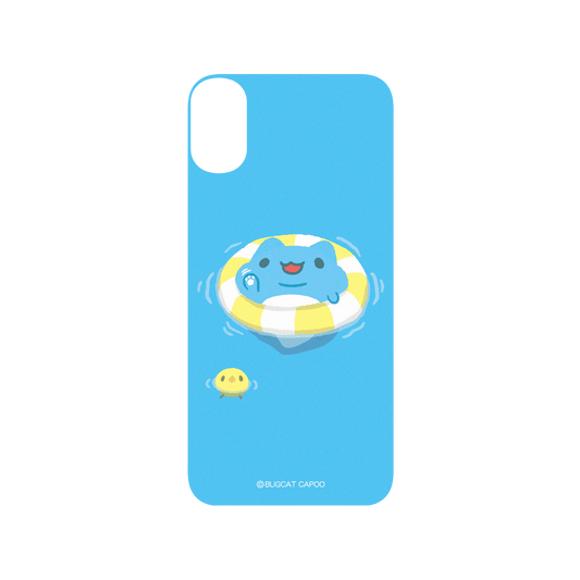 RhinoShield X BUGCAT CAPOO SolidSuit iPhone X Case - Fun of Swimming