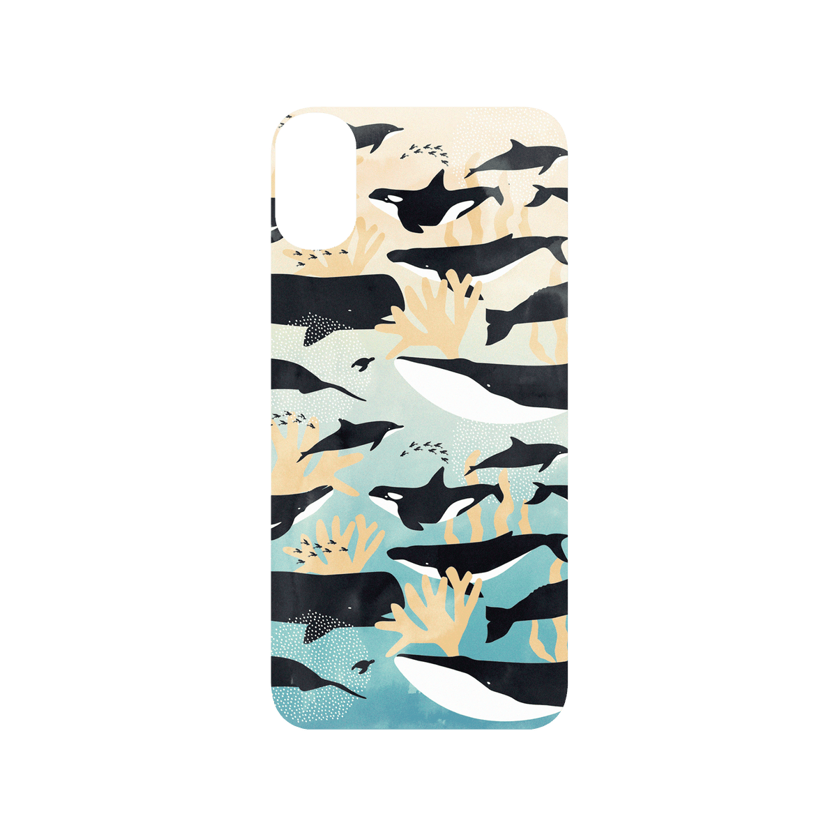 RHINOSHIELD X WasangShow SolidSuit iPhone X Case - Call of the Ocean