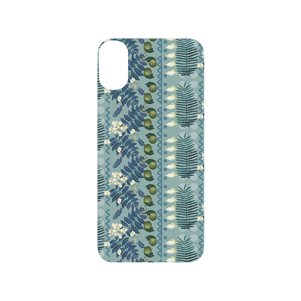 RHINOSHIELD X WasangShow SolidSuit iPhone X Case - Tropical Plants