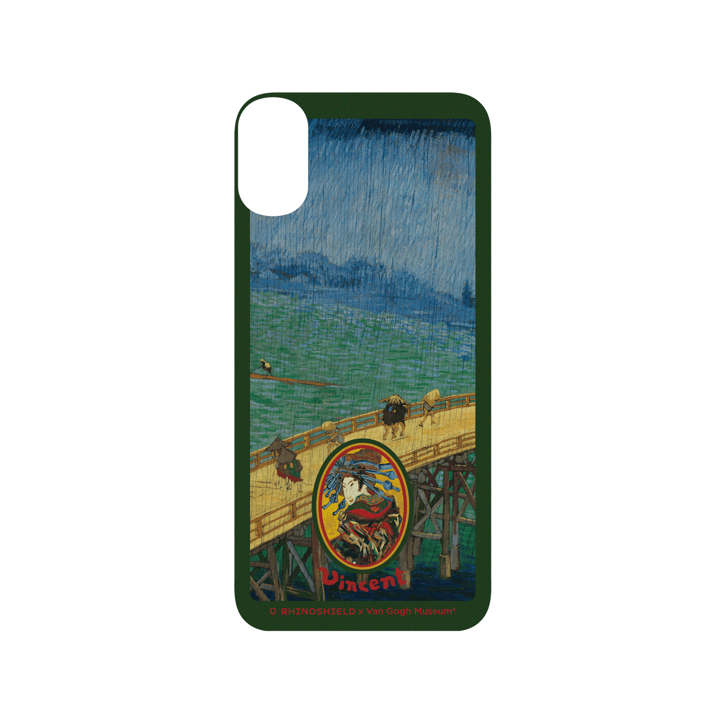 RhinoShield X Van Gogh Museum SolidSuit iPhone XS Case - Bridge in the Rain - Frame