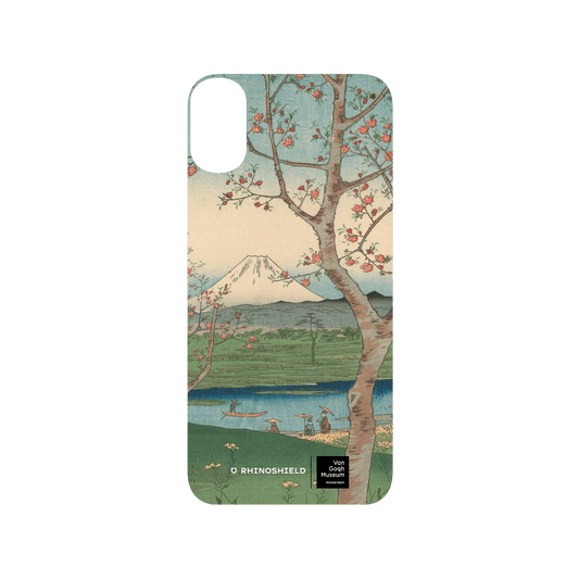 RHINOSHIELD X Van Gogh Museum  SolidSuit iPhone XS Case - View of Mount Fuji from Koshigaya - Utagawa Hiroshige