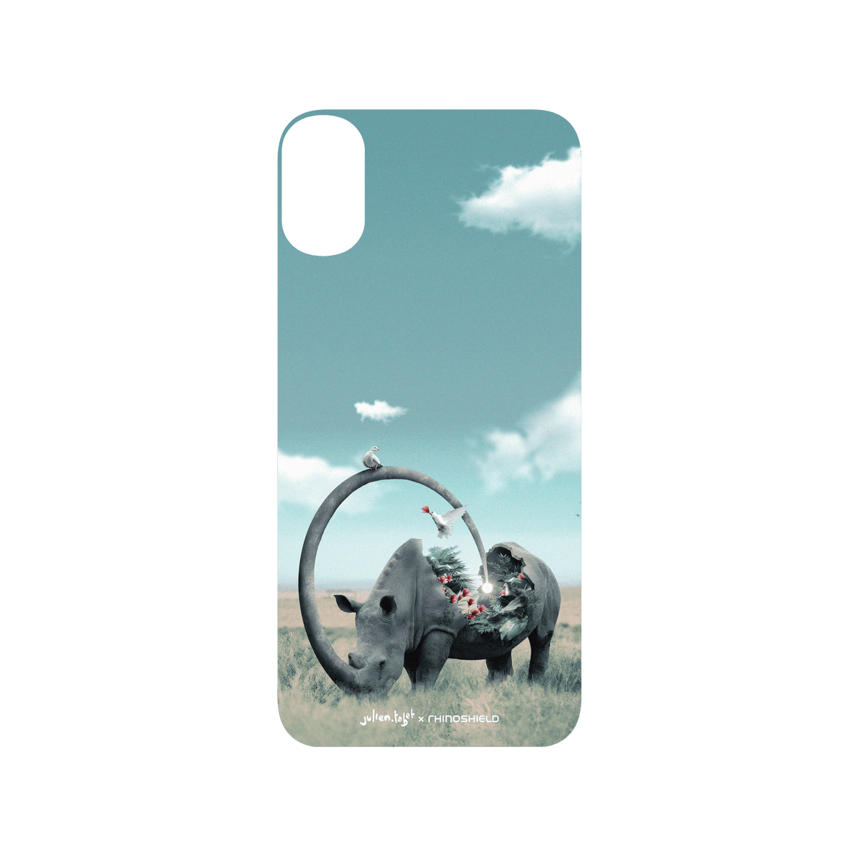 RhinoShield X Julien Tabet SolidSuit iPhone X Case - Secret Garden