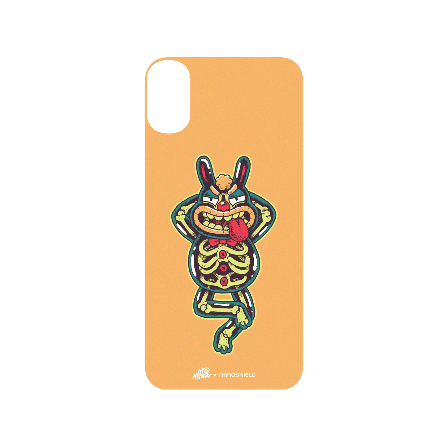 RhinoShield X Lei Melendres SolidSuit iPhone XS Case - Skeleton Rabbit