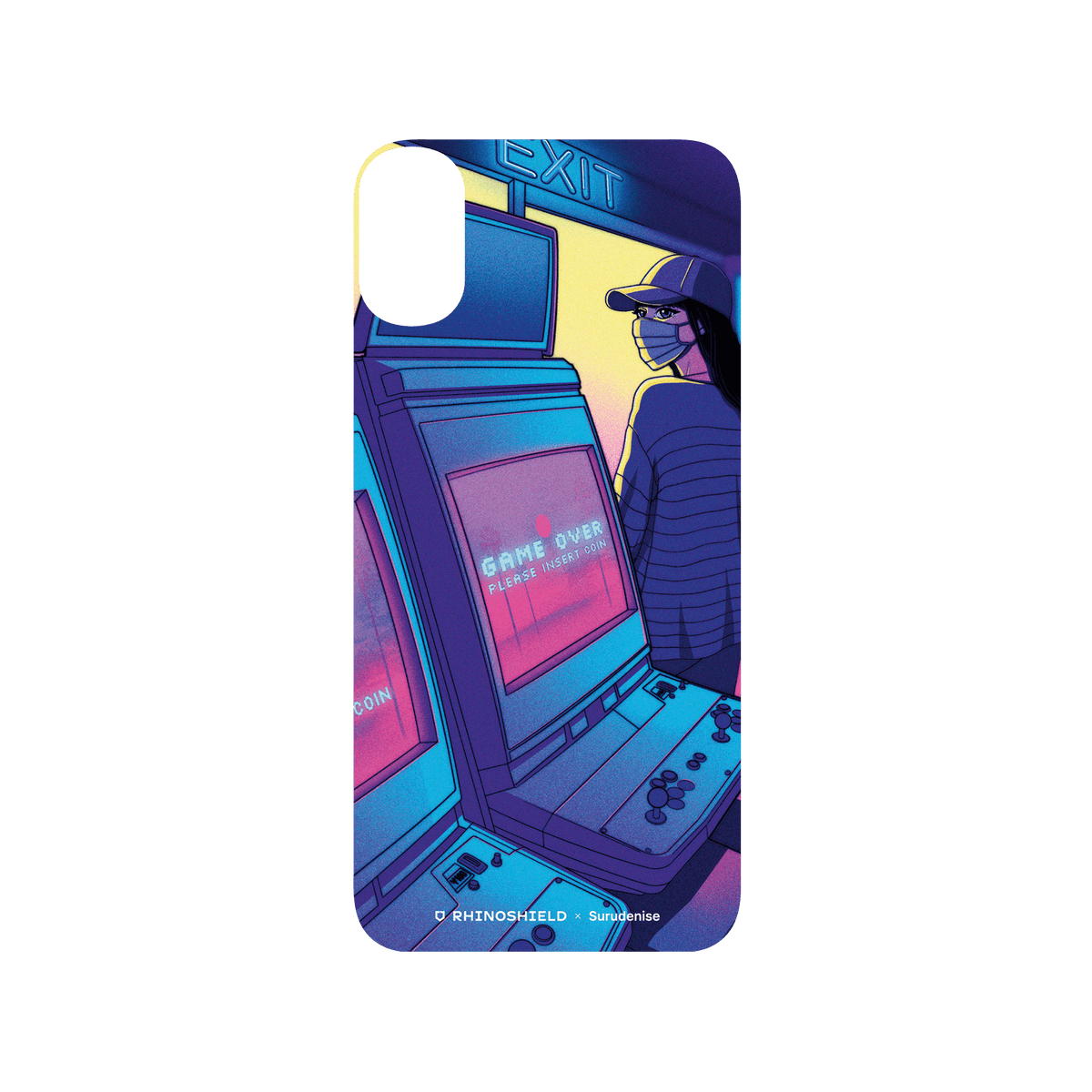 RhinoShield X Surudenise SolidSuit iPhone X Case - Arcade