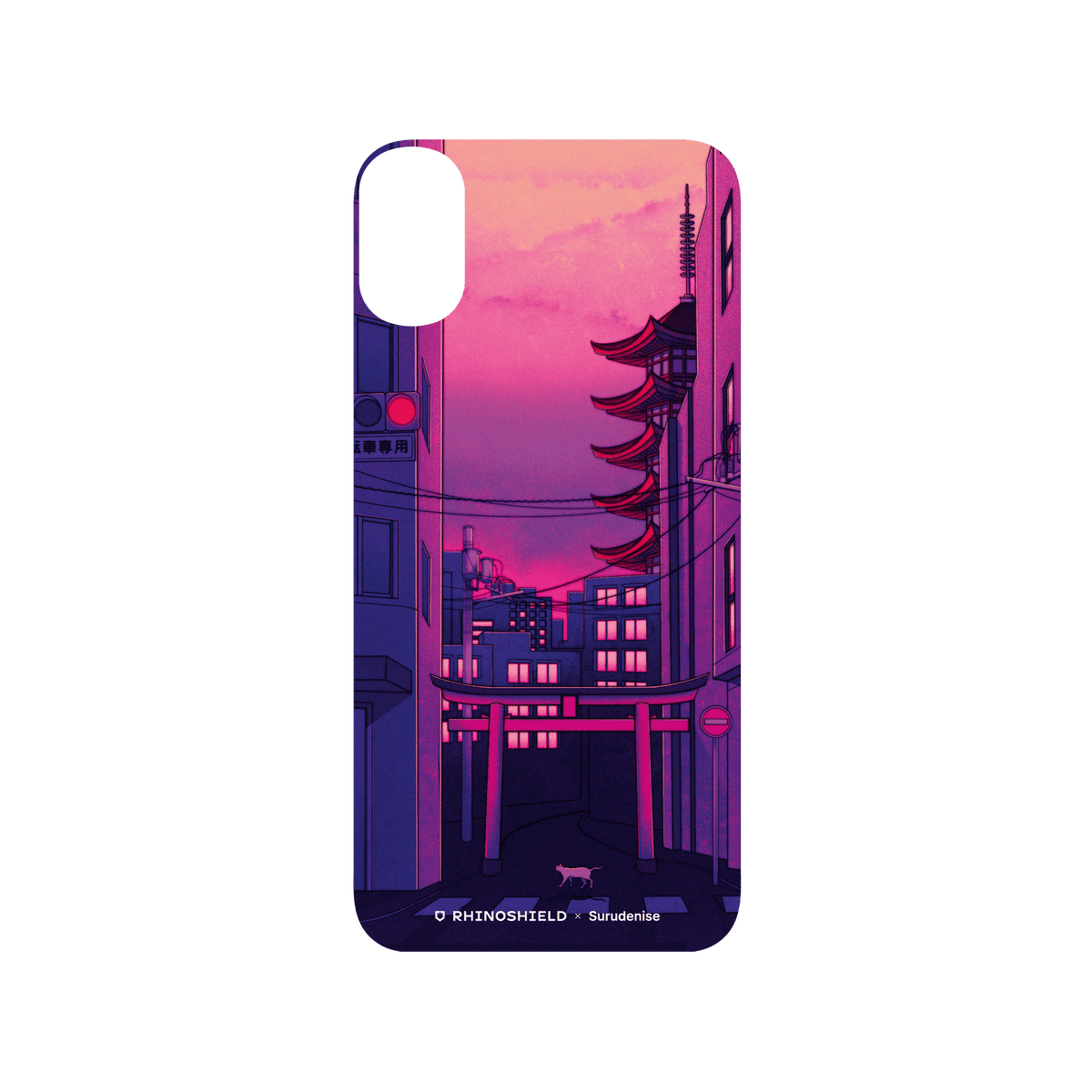 RhinoShield X Surudenise SolidSuit iPhone XS Case - Tokyo Day