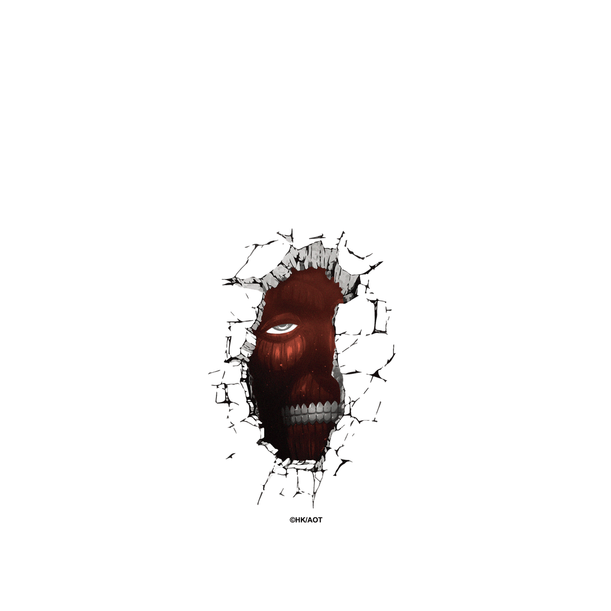 RhinoShield X Attack on Titan SolidSuit iPhone X Case - Titan Inside the Wall