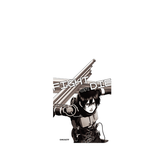 RhinoShield X Attack on Titan SolidSuit iPhone X Case - Mikasa - Black and White