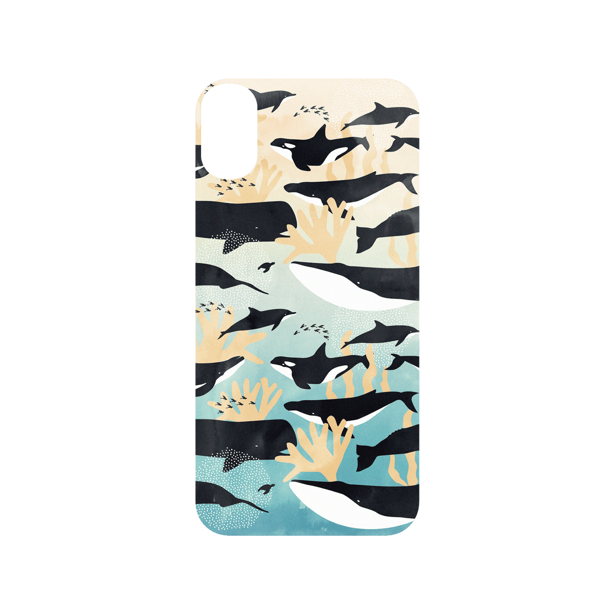RHINOSHIELD X WasangShow SolidSuit iPhone XR Case - Call of the Ocean