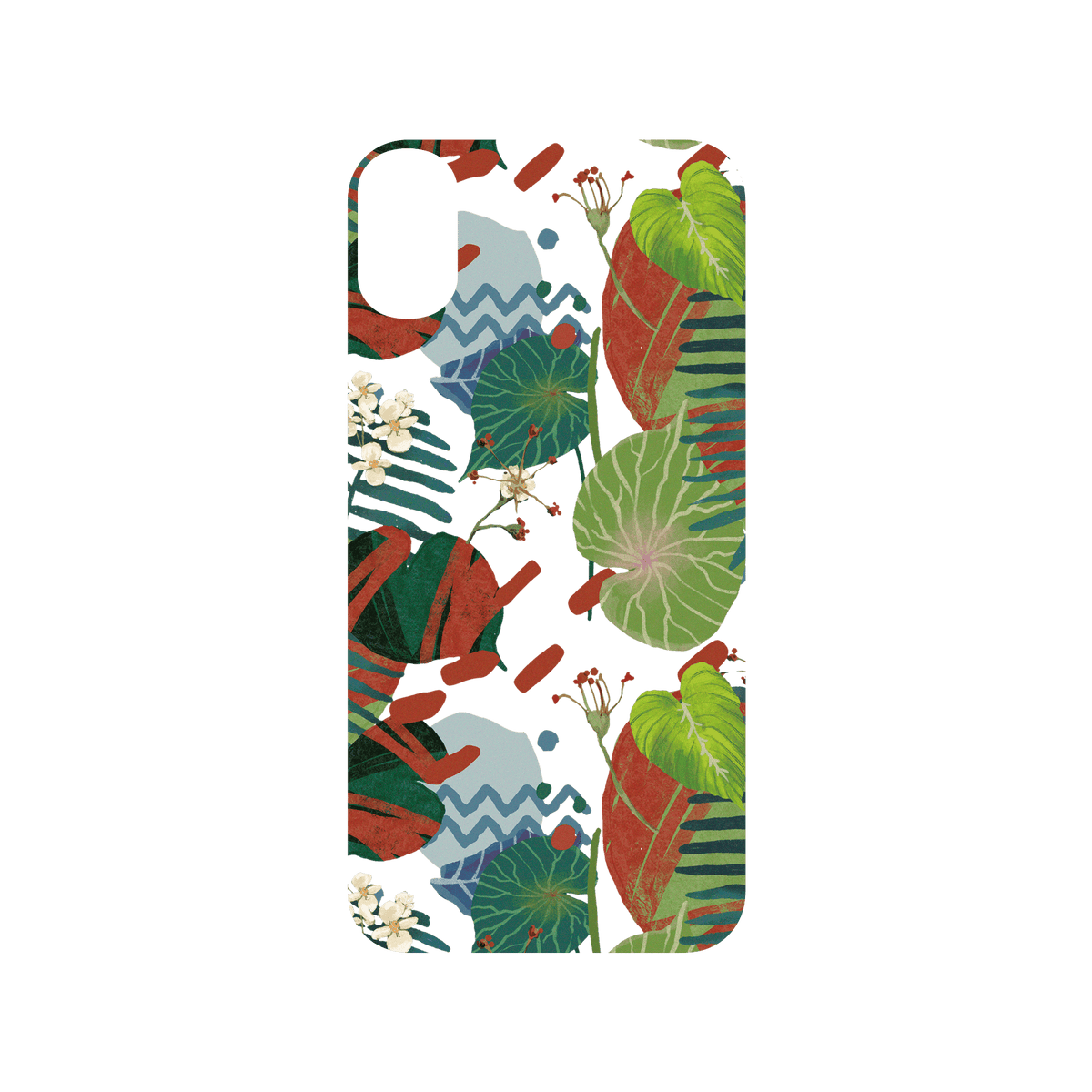 RHINOSHIELD X WasangShow SolidSuit iPhone XR Case - Tropical Leaves